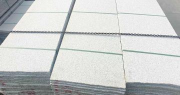 德阳芝麻白毛板，石材毛板