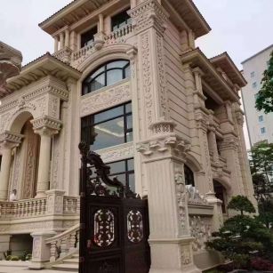 德阳黄金麻别墅外墙异形定制