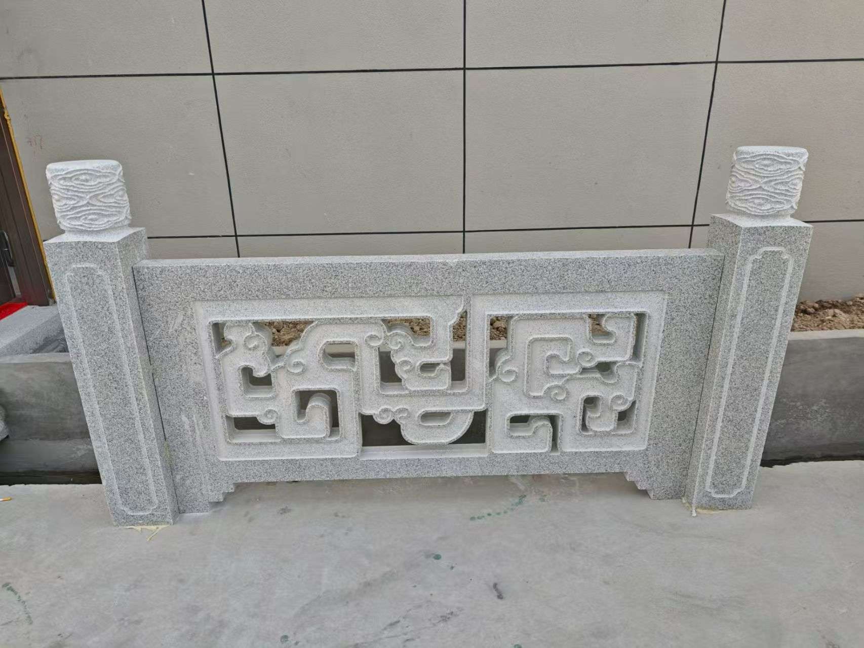 德阳芝麻白河道栏杆 桥栏杆