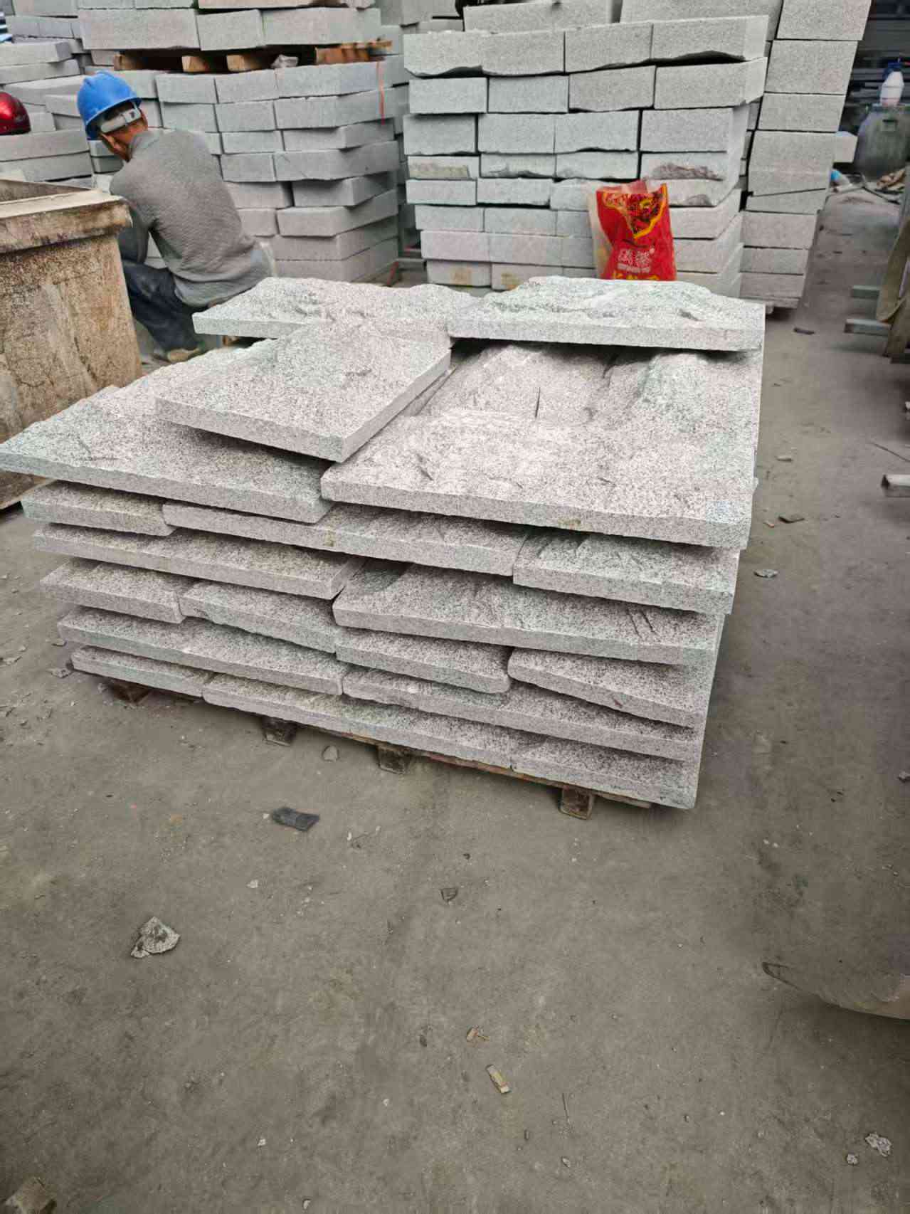 德阳芝麻白蘑菇石，自然面